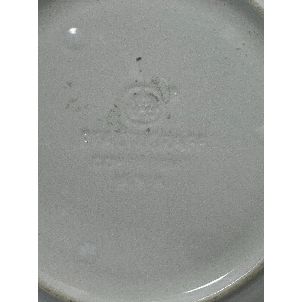 pfaltzgraff Vintage Cheese Plate With Mice Mouse Cheese Please Scalloped Edge